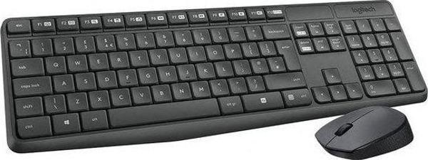 Logitech MK235 USB Alıcılı Kablosuz Türkçe Q Klavye Mouse Seti - Siyah - Image 1