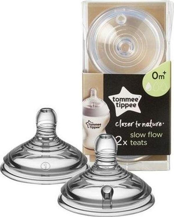 Tommee Tippee Closer To Nature 2'li Biberon Emziği Yavaş Akış - Image 1
