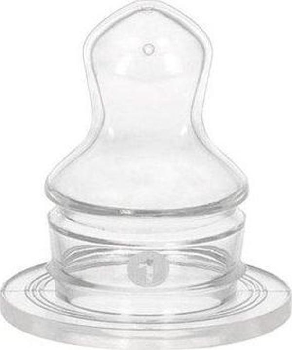 Wee Baby Silikon Damaklı Biberon Emziği Az Akış No:1 - Image 1