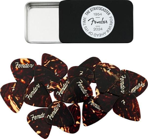 Fender 70th Anniversary Pick Tin Medium Set of 12 Pena - Image 1