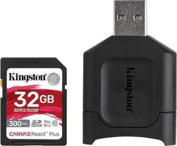 Kingston MLPR2/32GB SDHC React Plus 32GB SDR2 ve MLP SD Reader - Image 1