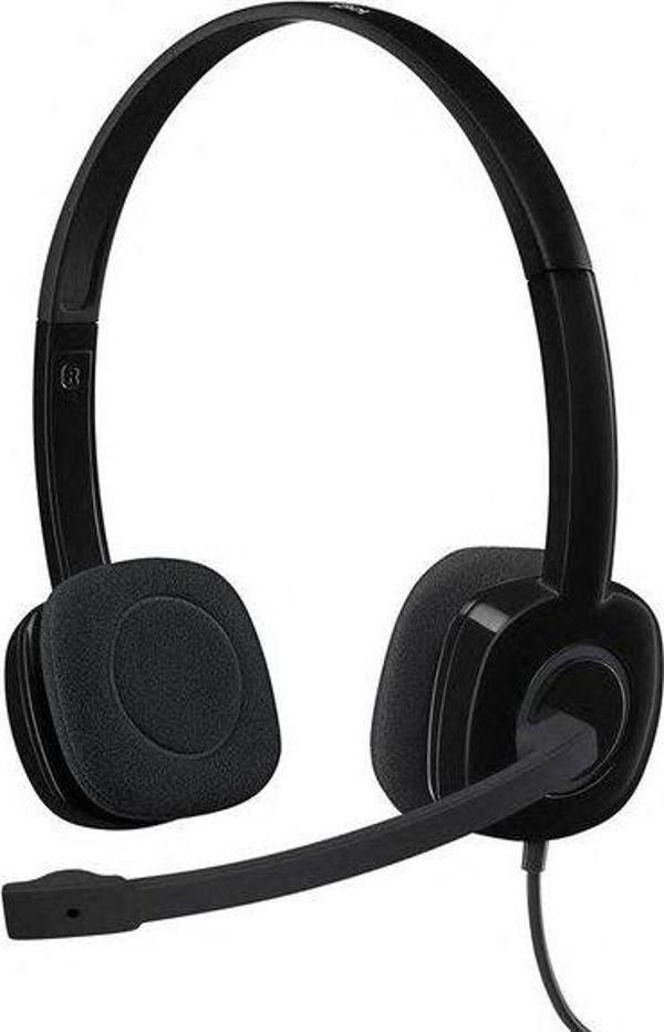 Logitech H151 Gürültü Önleyici Mikrofonlu Kulaklık - Siyah - Image 1