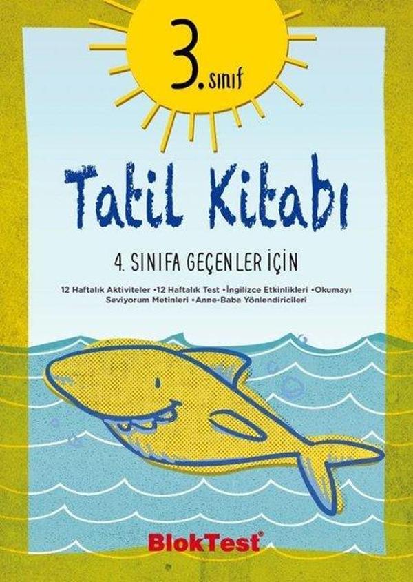 3.Sınıf Tatil Kitabı-4.Sınıfa Geçenler için - Bloktest Yayınları - Image 1