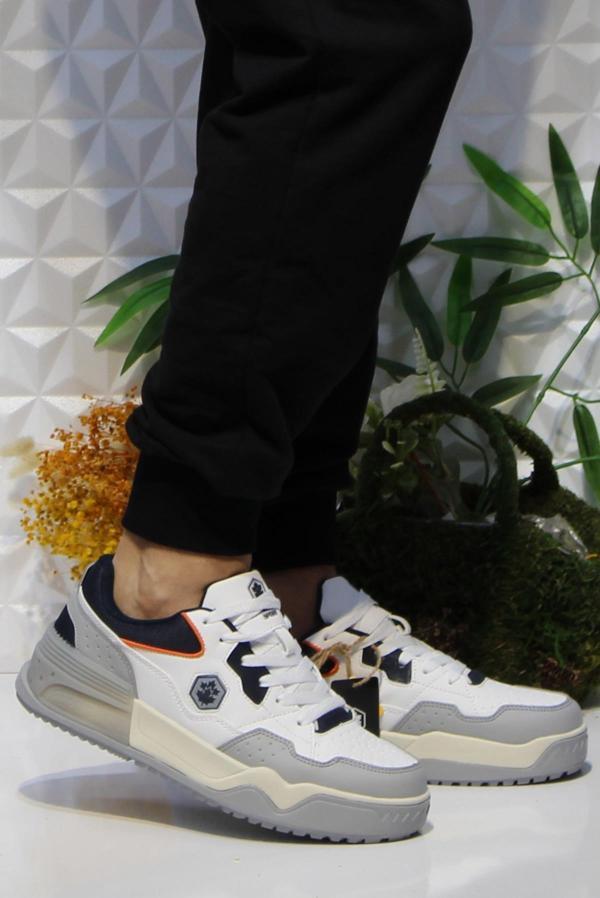 Lumberjack Murrıel Beyaz Lacivert Rahat  Ürün Sneaker Erkek Ayakkabı - Image 1
