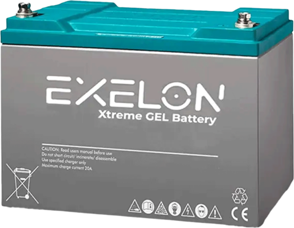 Exelon 12 Volt 100 Amper Jel Akü Derin Döngü Deep Cycle - Image 1