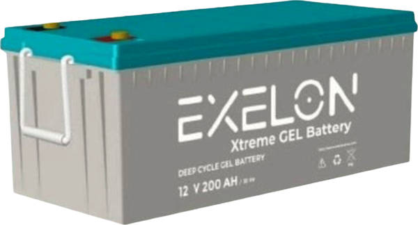 Exelon 12 Volt 200 Amper Jel Akü Derin Döngü Deep Cycle - Image 1