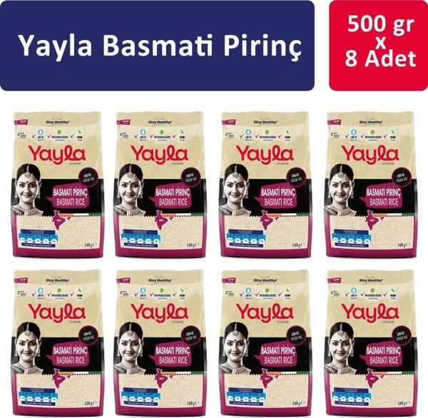 Yayla Basmati Pirinç 500 gr x 8 Adet - Image 1