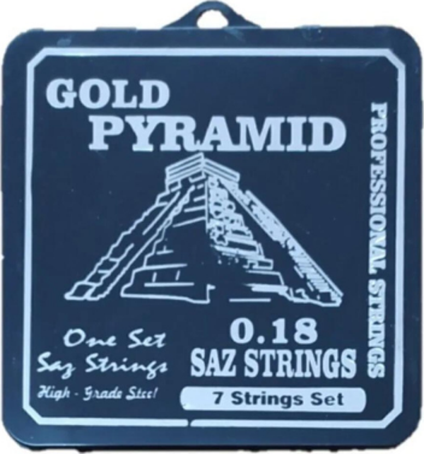 Pyramid 0.18 Kısa Sap Bağlama Saz Teli (Tezene Hediyeli) - Image 1