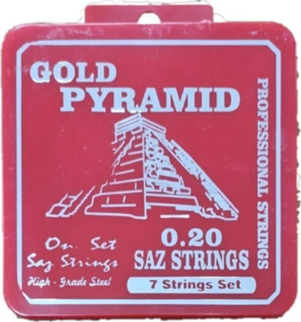 Pyramid 0.20 Uzun Sap Bağlama Saz Teli (Tezene Hediyeli) - Image 1