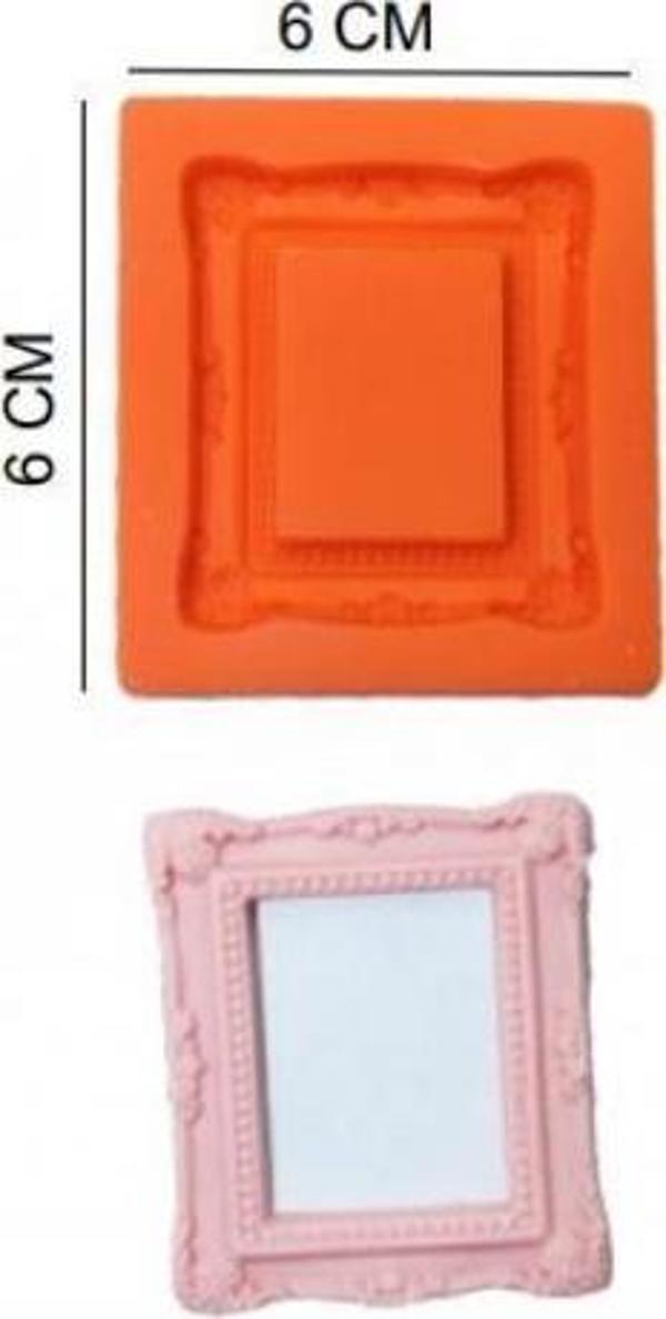 ŞEKER HAMUR KALIBI SİLİKON ÇERÇEVE 6*6 CM - Image 1