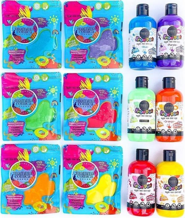 12'li Set - ( Eco Friendly Pack) Parmak Boya - Image 1