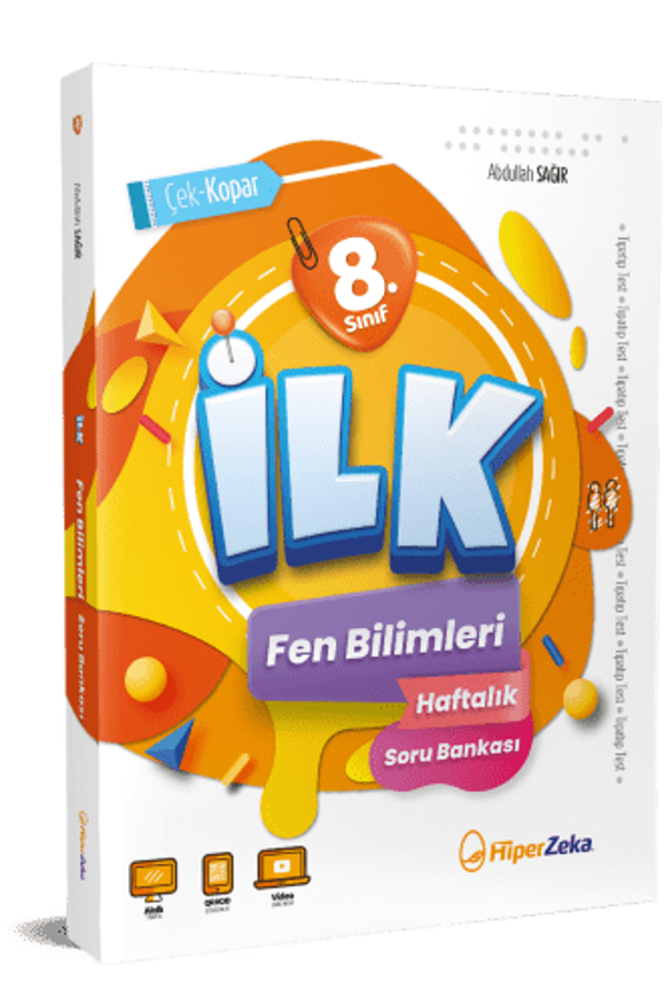 8. Sınıf İLK Fen Bilimleri Haftalık Soru Bankası - Hiper Zeka - Image 1