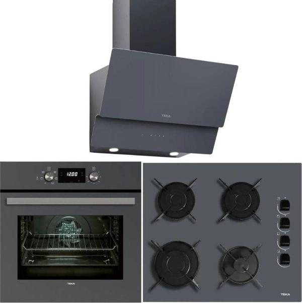 TEKA ANKASTRE GRİ SET [ATV 60 PRO ST GRİ + GBE 64002 KB ST GRİ + HAK 625 ST GRİ] - Image 1