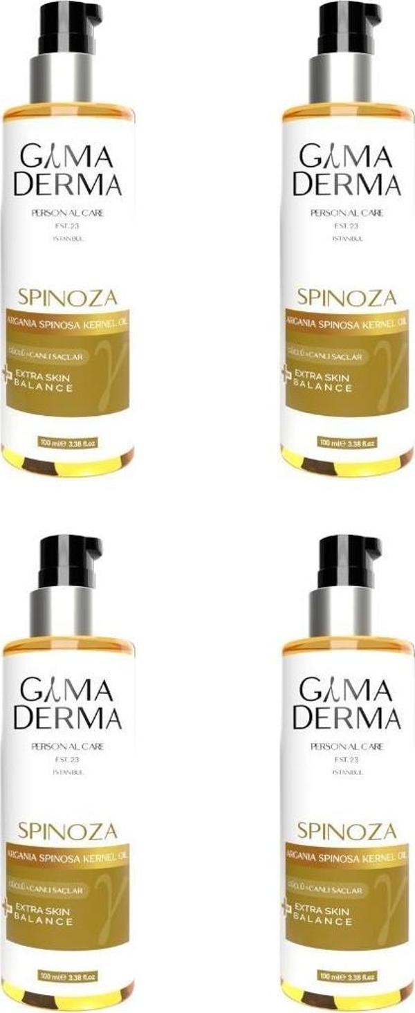 Dörtlü Spinoza Vegan Argan Saç Bakım Yağı Seti - Image 1