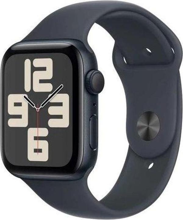 Apple Watch SE GPS 44mm Aluminium Case with Midnight Sport Band - M/L (Apple Türkiye Garantili ) - Image 1