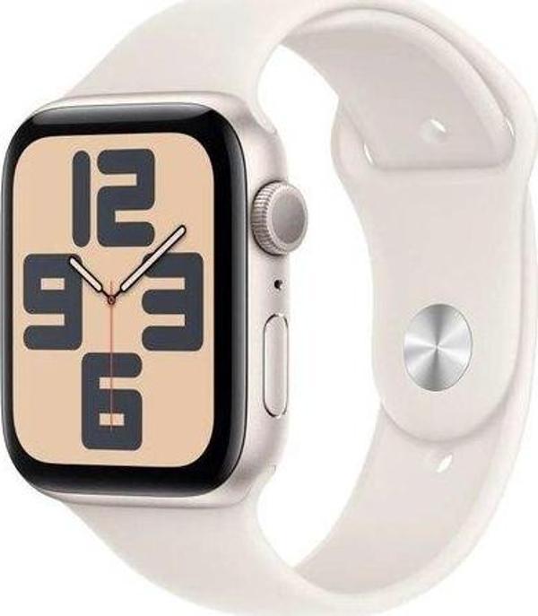 Apple Watch SE GPS 40mm Aluminium Case with Starlight Sport Band - S/M - Image 1