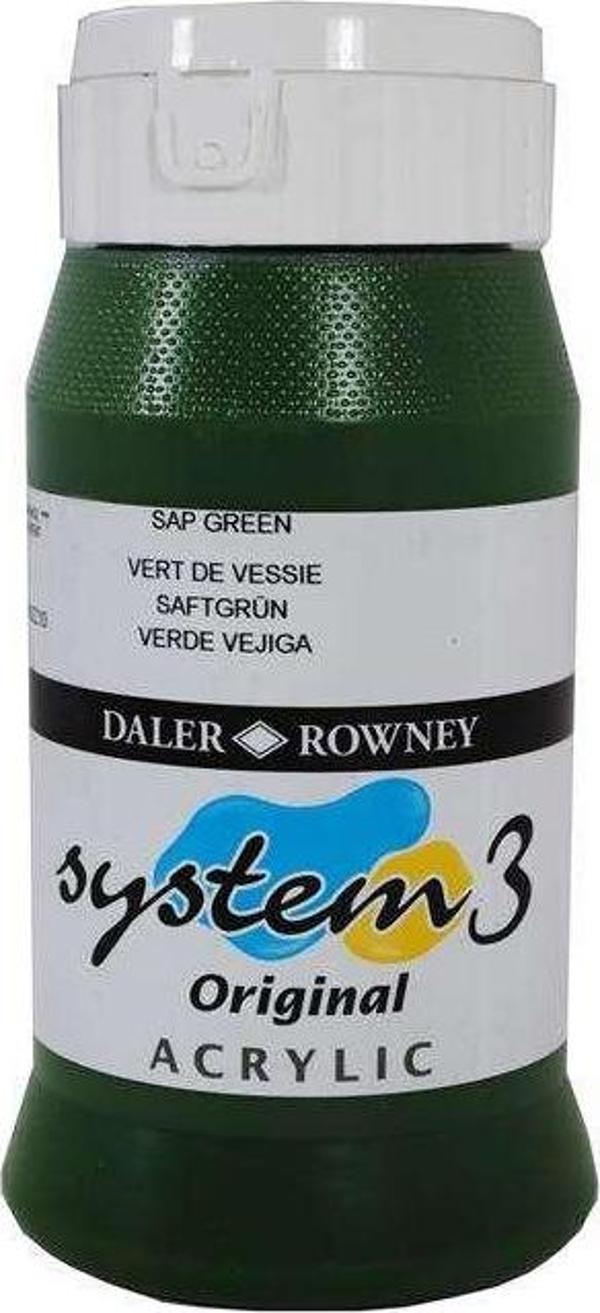 Daler Rowney System3 Akrilik Boya 500 ml Sap Green 375 - Image 1