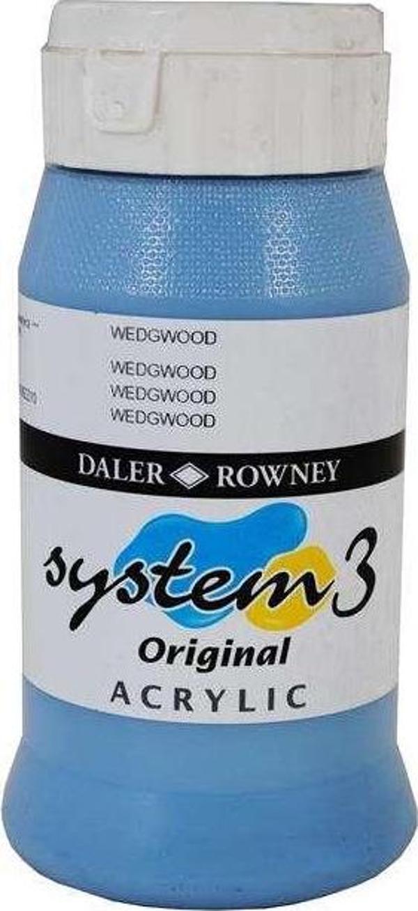 Daler Rowney System3 Akrilik Boya 500 ml Wedgwood 114 - Image 1