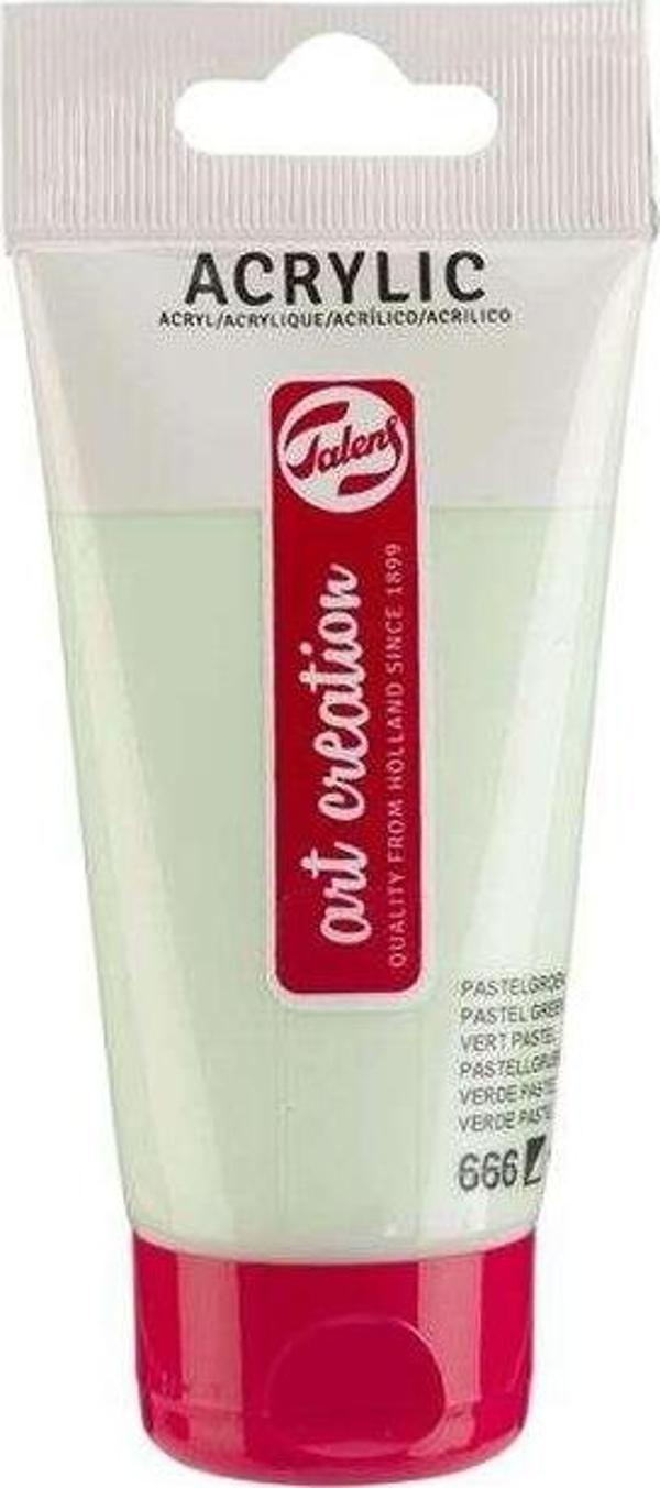 Talens Art Creation Akrilik Boya 75 ml Pastel Green 666 - Image 1