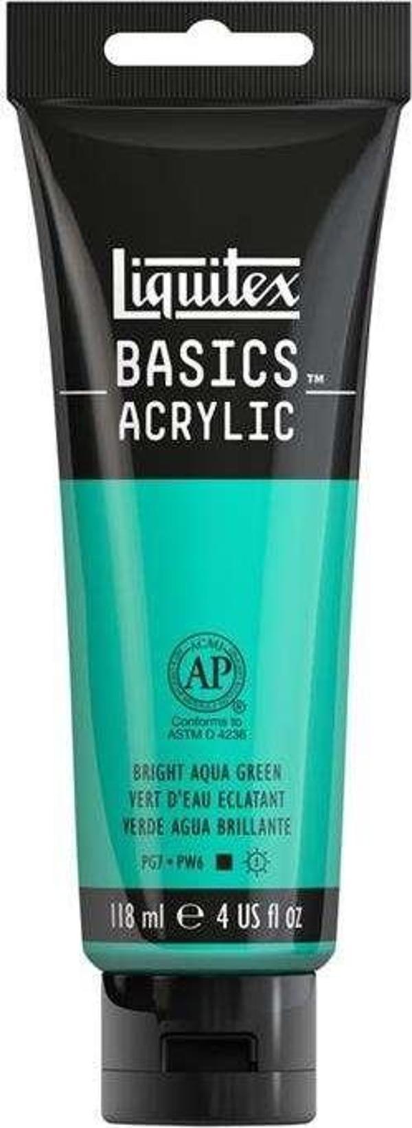 Liquitex Basics Akrilik Boya 118 ml Bright Aqua Green 660 - Image 1