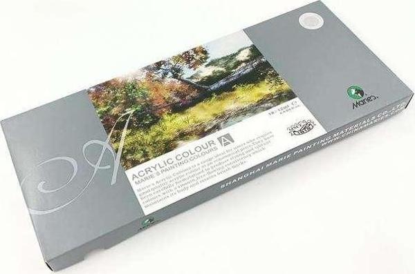 Maries Akrilik Boya 12 ml 18 Renk - Image 1