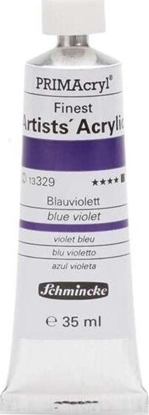 Schmincke PRİMAcryl Artist Akrilik Boya 35 ml Seri 2 Blue Violet 329 - Image 1
