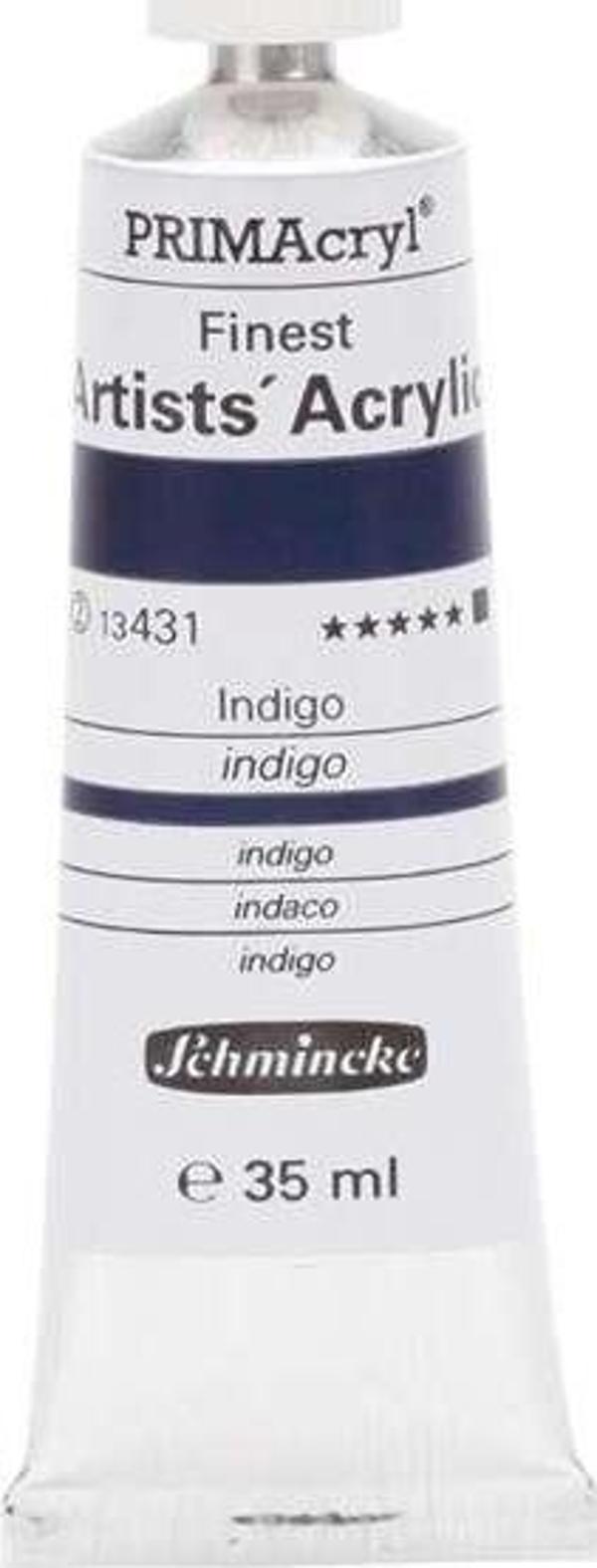 Schmincke PRİMAcryl Artist Akrilik Boya 35 ml Seri 2 Indigo 431 - Image 1