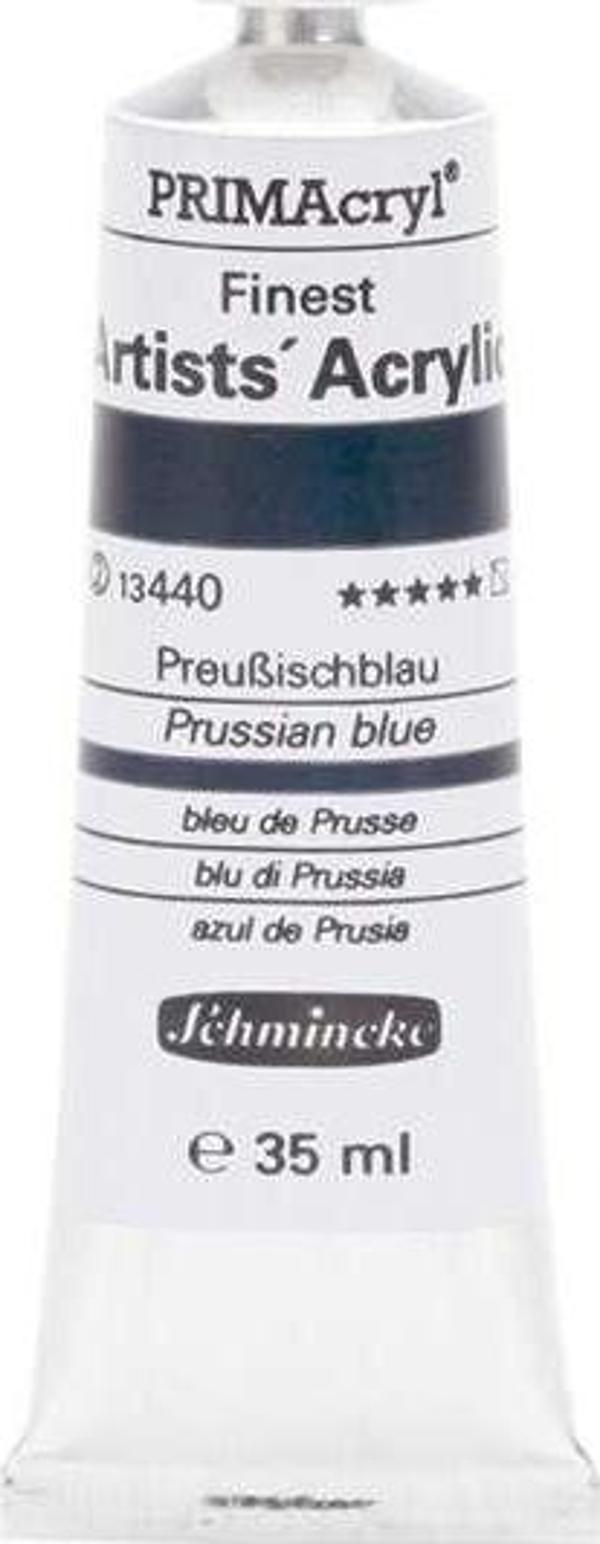 Schmincke PRİMAcryl Artist Akrilik Boya 35 ml Seri 2 Prussian Blue 440 - Image 1