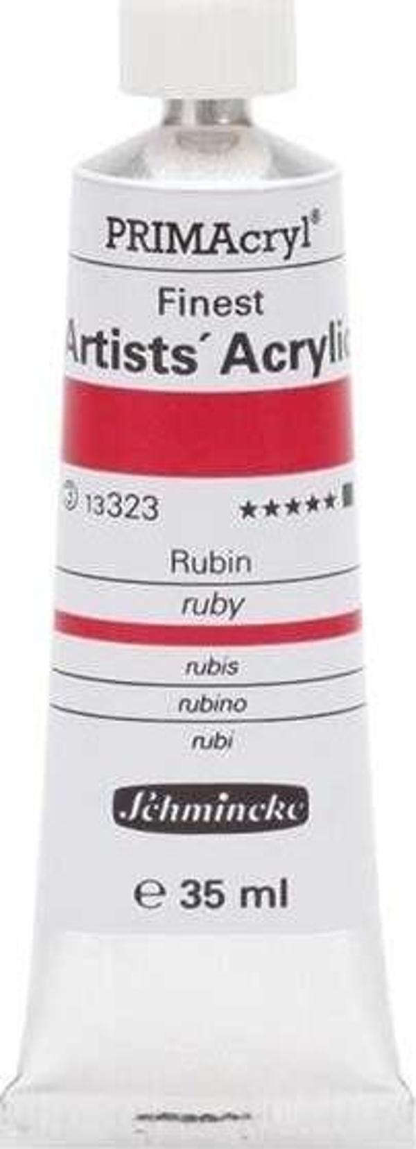 Schmincke PRİMAcryl Artist Akrilik Boya 35 ml Seri 3 Ruby 323 - Image 1