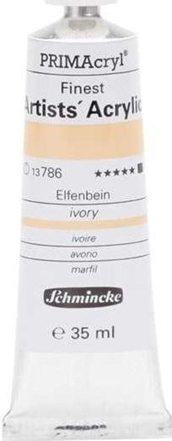 Schmincke PRİMAcryl Artist Akrilik Boya - Ivory - 35ml - Seri 1 - Image 1