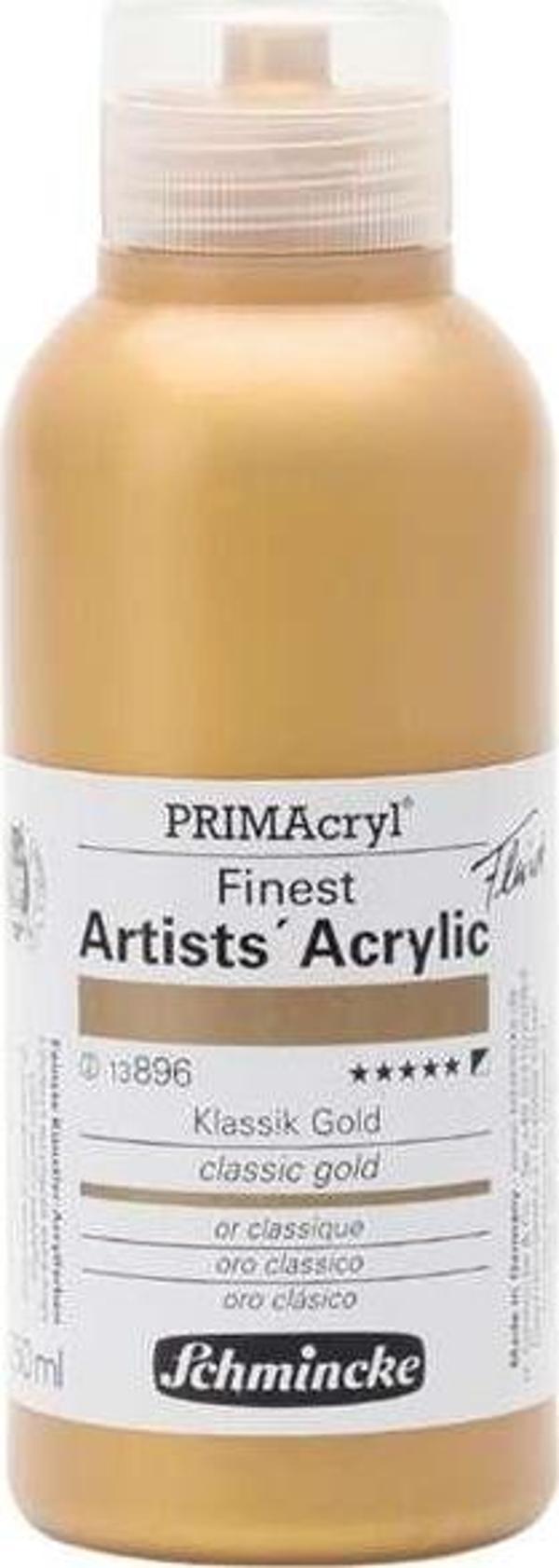 Schmincke PRİMAcryl Artist Akrilik Boya 250 ml Seri 2 Classic Gold 896 - Image 1