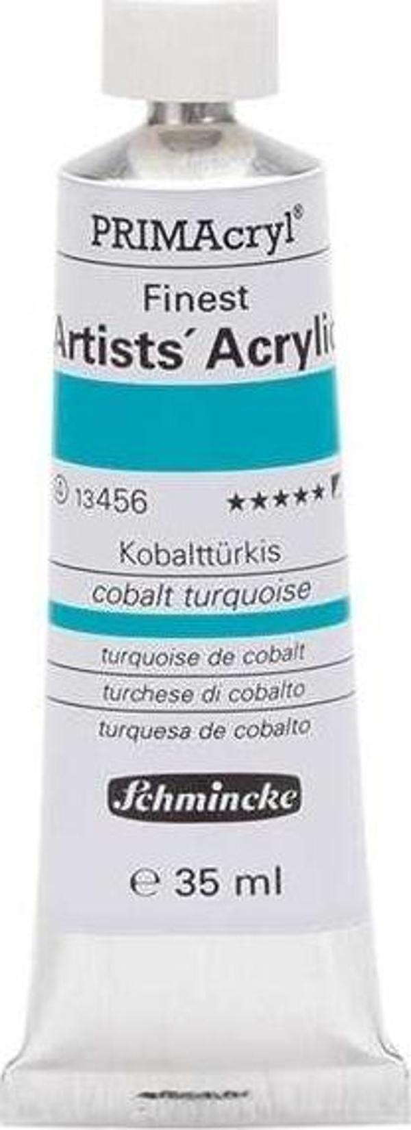 Schmincke PRİMAcryl Artist Akrilik Boya 35 ml Seri 4 Cobalt Turquose 456 - Image 1