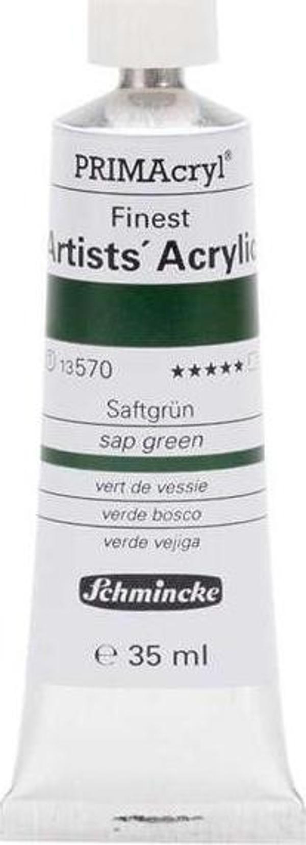 Schmincke PRIMAcryl Artists Profesyonel Akrilik Boya 35 ml Seri 1 Sap Green 13570 - Image 1