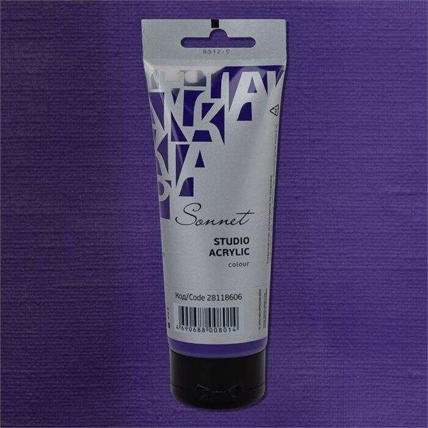 St. Petersburg Sonnet Akrilik Boya 120 ml Violet Deep 606 - Image 1