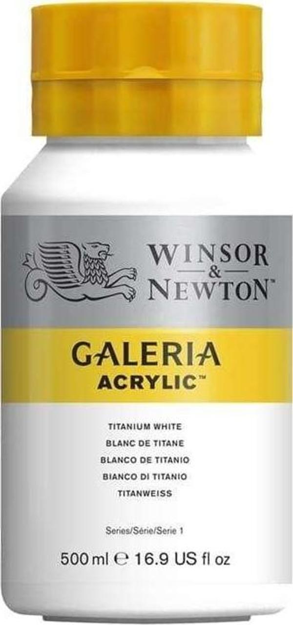 Winsor & Newton Galeria Akrilik Boya 500 ml Titanium White 644 - Image 1