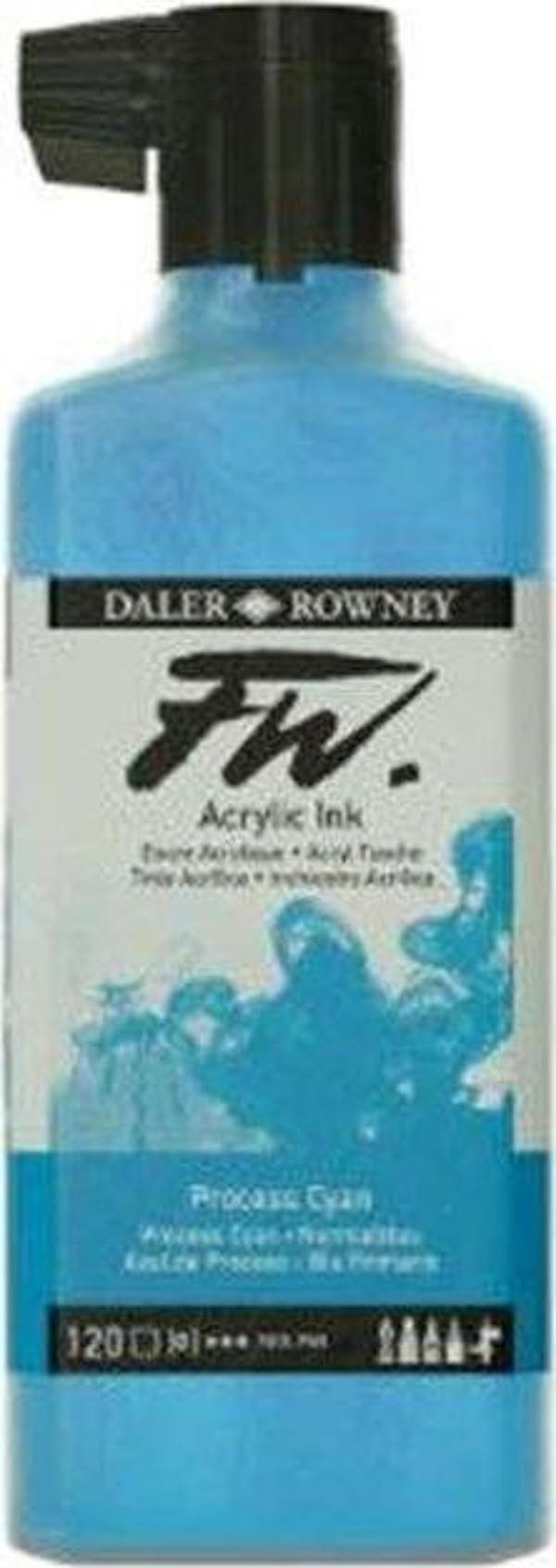 Daler Rowney Fw Acrylic Artist Ink 180 ml No120 Process (Artist Akrilik Mürekkep) - Image 1