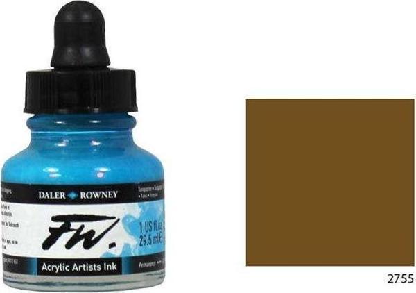 Daler Rowney Fw Ink Likit Akrilik 29.5 ml Antelope Brown 2755 - Image 1