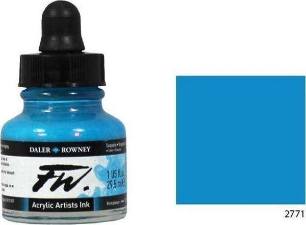 Daler Rowney Fw Ink Likit Akrilik 29.5 ml Marine Blue 2771 - Image 1