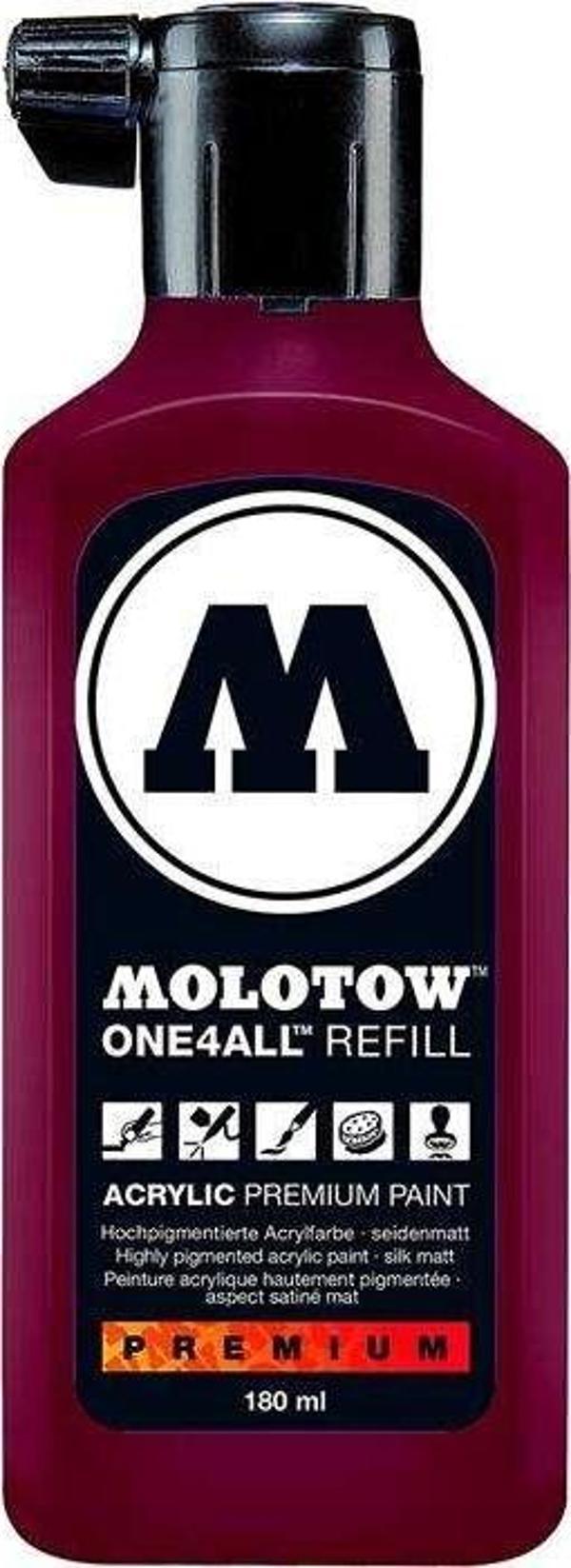 Molotow One4All Akrilik Mürekkep Refill 180 ml Burgundy 86 - Image 1