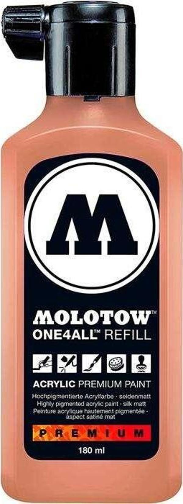 Molotow One4All Akrilik Mürekkep Refill 180 ml Peach Pastel 117 - Image 1