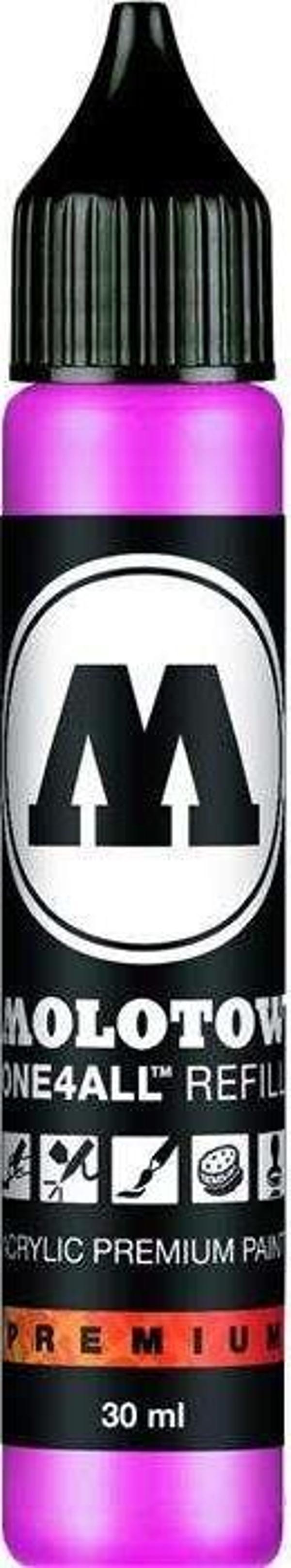 Molotow One4All Akrilik Mürekkep Refill 30 ml Fluorescent Pink 217 - Image 1