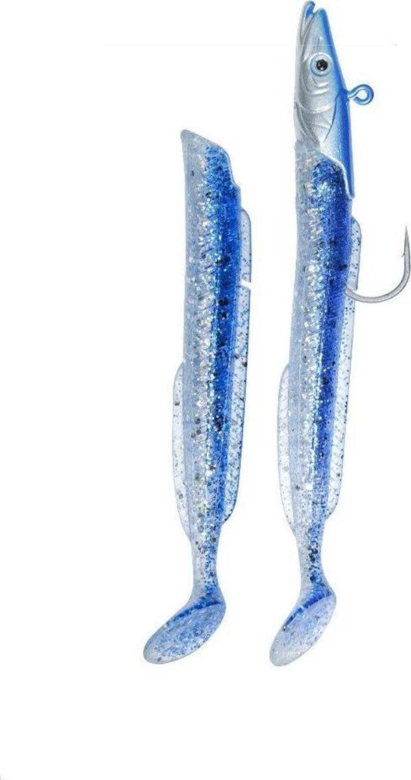 Fujin Salt Eel #21 Blue Glitter 13cm 22gr Combo - Image 1