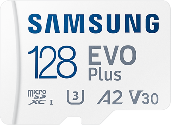 Samsung EVO Plus 128GB Hafıza Kartı 130 MB/s Micro SDHC SD Adaptör - Image 1