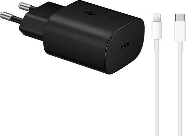 Samsung TA800 İphone Lightning Şarj Aleti Siyah 2m Type-C to Lightning Kablo - Image 1