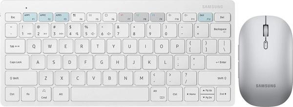 Samsung Trio 2'li Set Kablosuz Klavye Slim Mouse Set Beyaz - Image 1