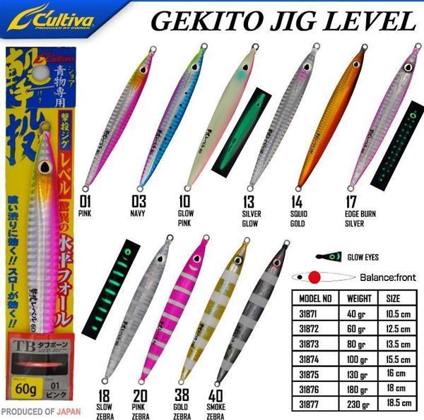 Cultiva JİG 31873 Gekito Jig Level 80g 13.5 cm-10 - Image 1
