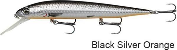 Savage Gear 3D Smelt Twitch N Roll SR 14 cm 20 gr Black Silver Orange - Image 1