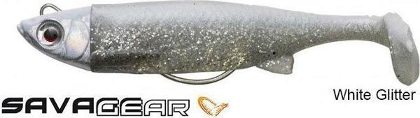 Savage gear 3D TPE Minnow 13cm 42g Suni Yem White Glitter - Image 1