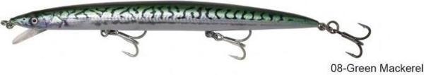 Savage gear Sandeel Jerk Minnow 145 14g  Suni Yem 08-Green Mackerel - Image 1