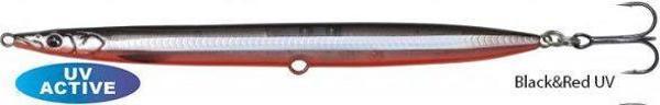Savage gear Sandeel Pencil 125 mm 19 gr Suni Yem Black Red UV - Image 1